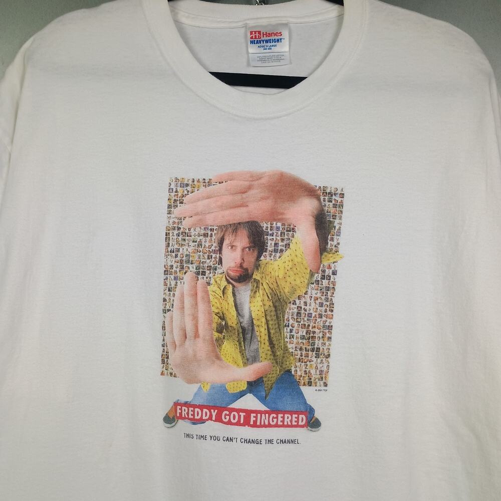 Freddy Got Fingered Tom Green Vintage Y2K 2000s Comedy Movie Promo Shirt XL